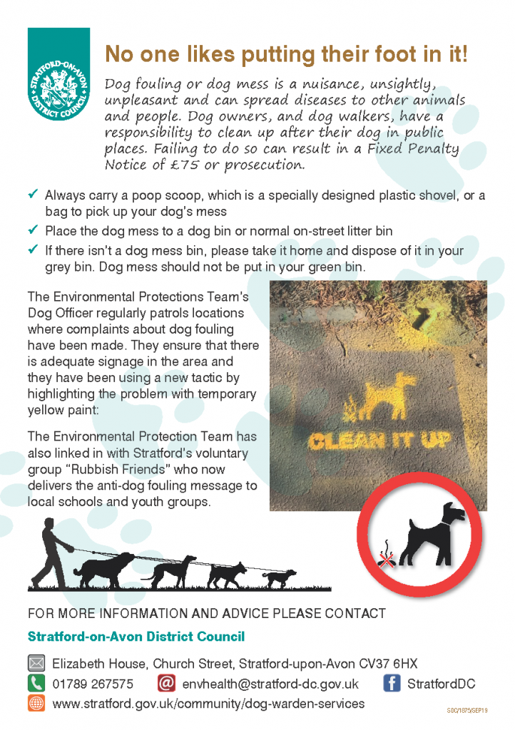 Dog Fouling | Avon Dassett